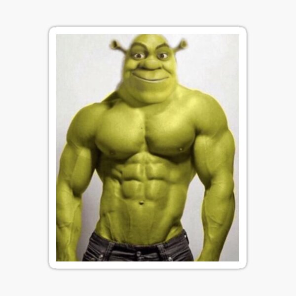 Sexy Shrek Sticker For Sale By Adelleshop Redbubble