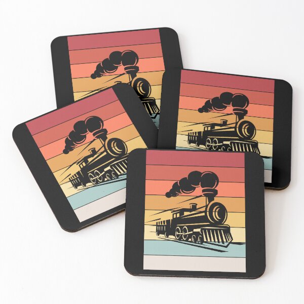 Item preview, Steam Locomotive Retro Railroad Fashion designed and sold by MooonTees.