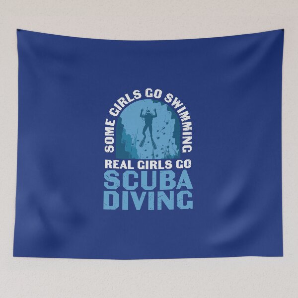 Item preview, Some Girls go Swimming. Real Girls go Scuba Diving designed and sold by Lonesome-Fox.