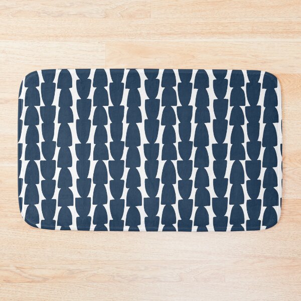 Item preview, Mid Century Modern Geometric 001- Blue + White designed and sold by NolkDesign.