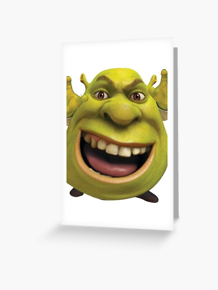 Shrek Face Meme | Greeting Card