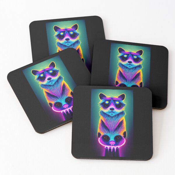 Item preview, Psychedelic Racoon designed and sold by ResistNormality.