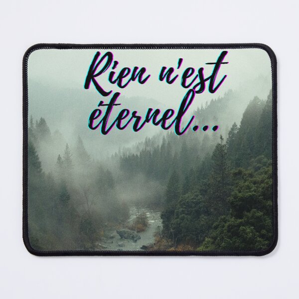 Item preview, Nothing lasts forever - popular french quotes theme gifts designed and sold by RebelliousRosee.