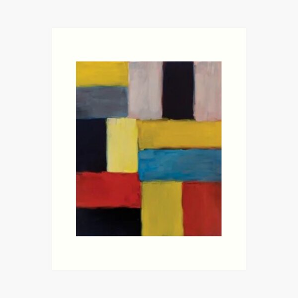 Sean Scully Art geordnet nach Mark Rothko Art Kunstdruck