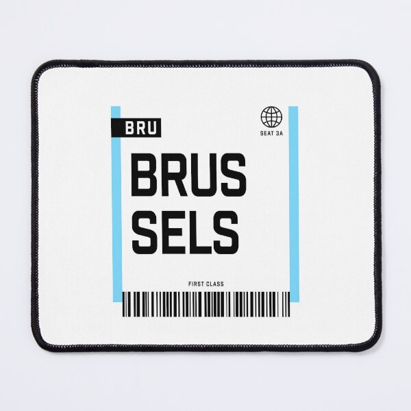 Item preview, Brussels BRU Boarding Pass designed and sold by irony.