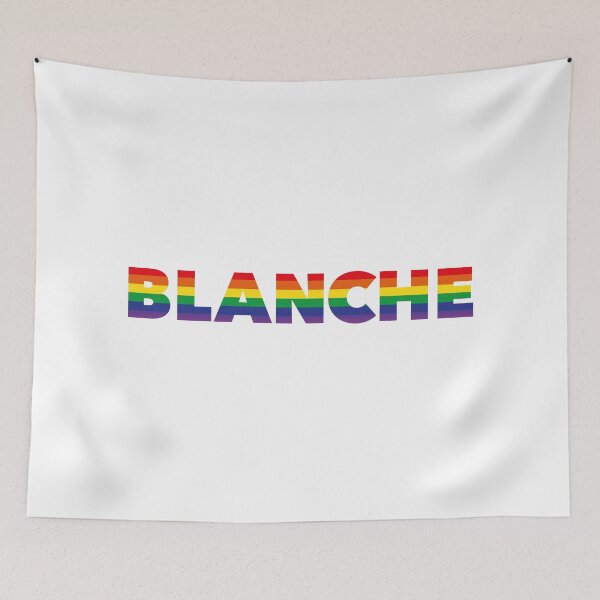 Item preview, Blanche name - Rainbow Flag LGBT Pride Design designed and sold by NameTheory.