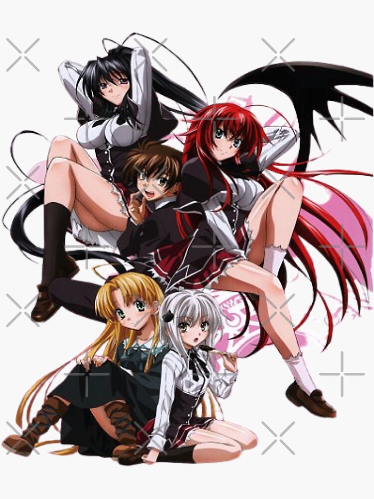 Rias Gremory High School DxD Glossy Sticker Anime Waterproof!