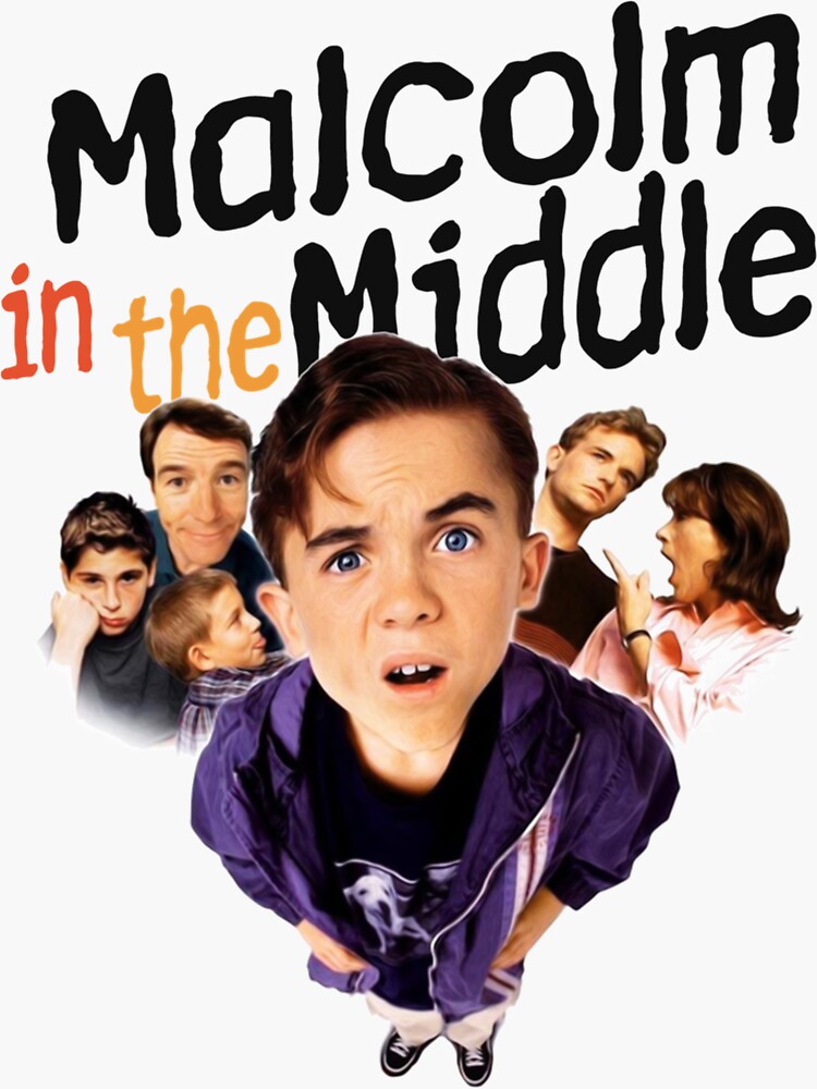 "MALCOLM IN THE MIDDLE Esse" Sticker for Sale by celiaywkpa Redbubble