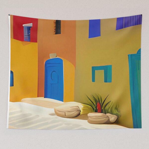Item preview, Colorful Greek Village  designed and sold by TheDreamEffect.