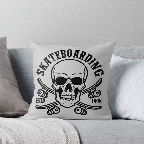 Item preview, Skateboarding - A skull design with a skateboard designed and sold by velisani.
