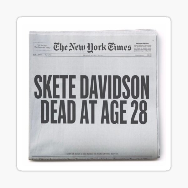 Aperçu de l'œuvre Pete Davidson Rupture de Kim Kardashian Kanye West Ye Skete Rupture morte créée et vendue par floramayhew.