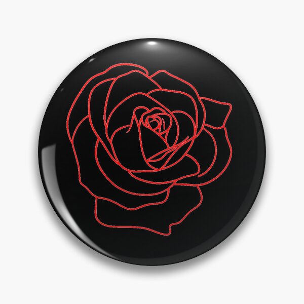 Item preview, Red Rose outline designed and sold by HuGoDesignZ.
