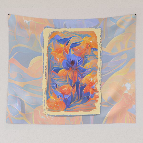 Item preview, Abstract Strange Flowers designed and sold by tabemisa.