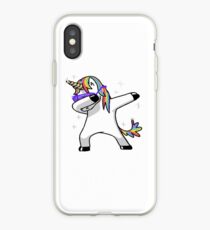 Dabbing Unicorn iPhone Case
