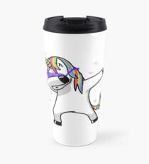 Einhorn tupfen Thermosbecher