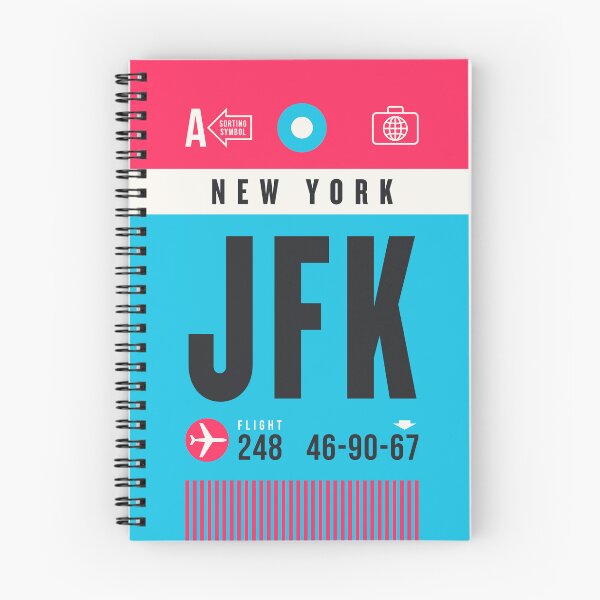 Item preview, Luggage Tag A - JFK New York USA designed and sold by VoodooCircus.