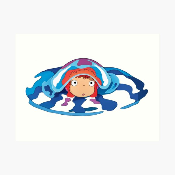 Ponyo Art Prints | Redbubble