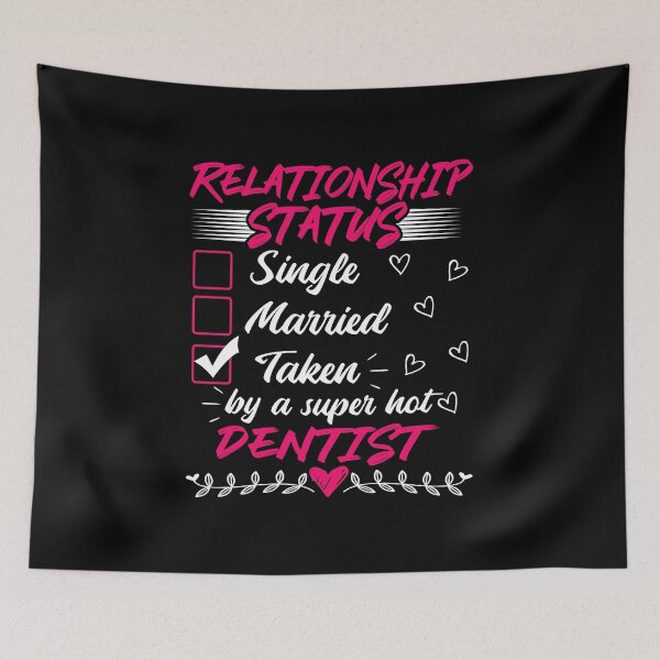 Item preview, Funny His and Her Gift Idea Dentist Relationship Status designed and sold by haselshirt.