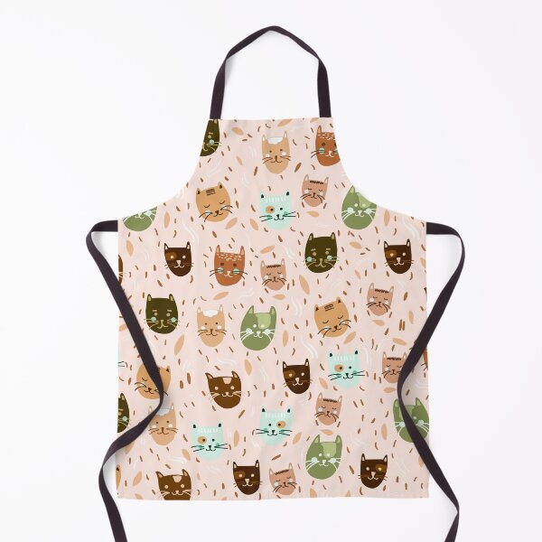 Item preview, Cats pattern retro pink designed and sold by Valeria Frustaci.
