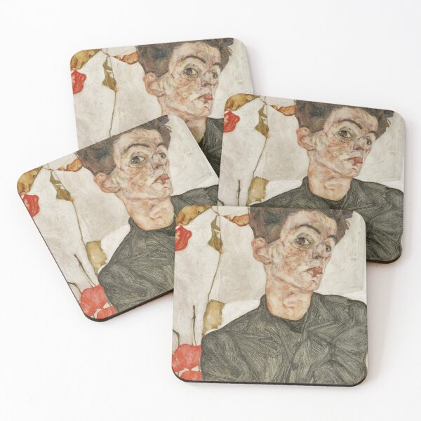 Item preview, Egon Schiele - Schiele Self-portrait designed and sold by ArtOfSilentium.
