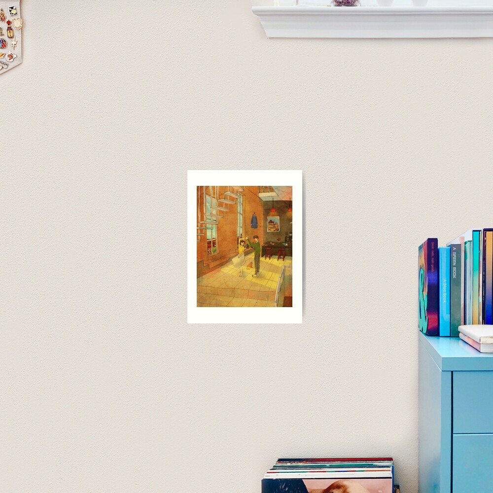 Dancing at home Art Print