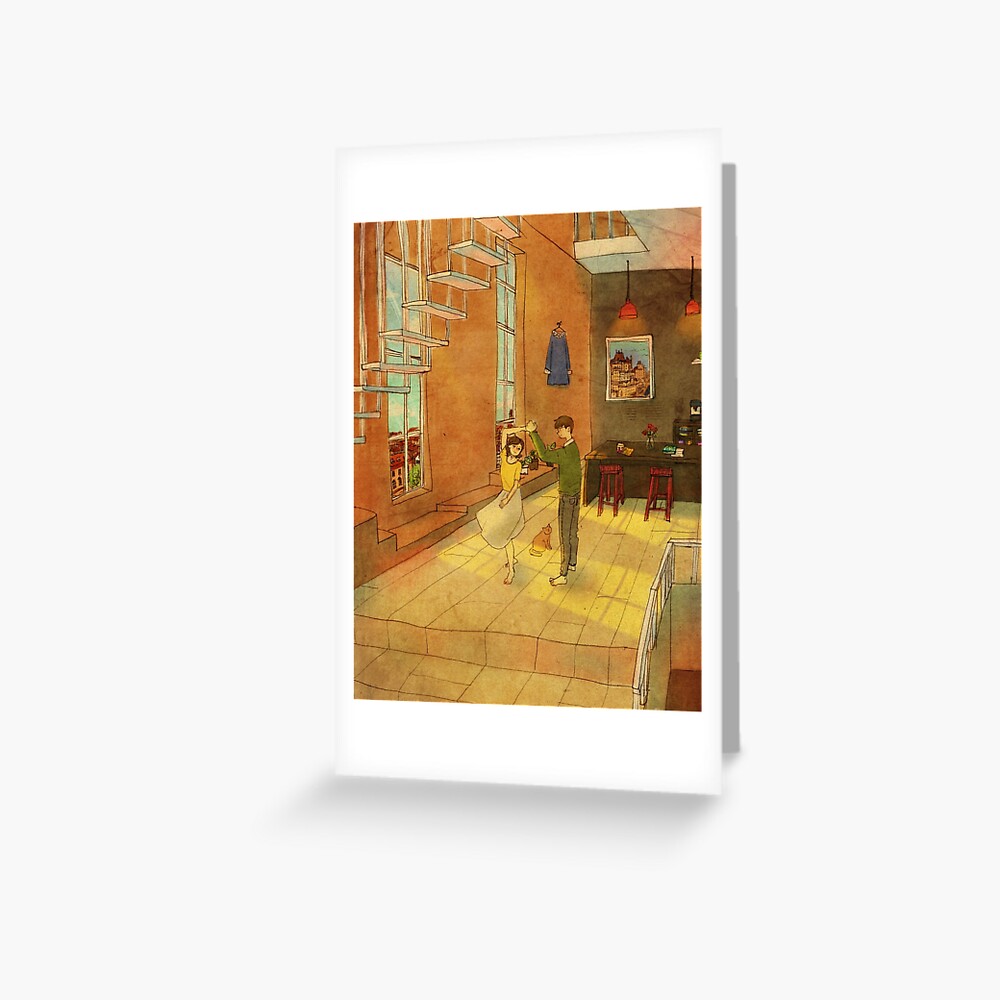 Dancing at home Greeting Card