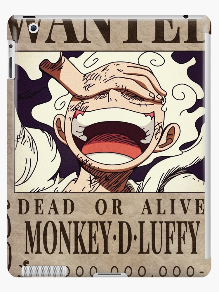 Coque One Piece de l'Affiche Wanted de Luffy - Coque Manga