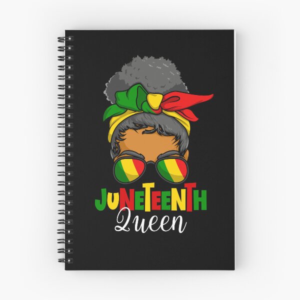 Item preview, Juneteenth Queen Messy Bun Black Woman Juneteenth Gear designed and sold by DynamicDesign.