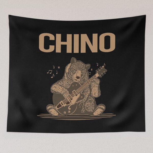Item preview, Bear With Guitar Chino designed and sold by hurseslossb.