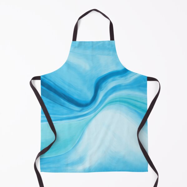 Item preview, Light sky and Electric blue gentle abstract designed and sold by k9printart.