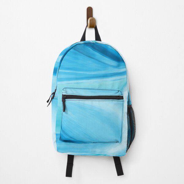 Item preview, Light sky and Electric blue gentle abstract designed and sold by k9printart.