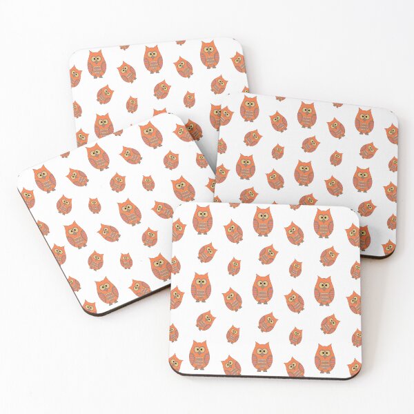 Item preview, Seamless Pattern With Funny Owls Cartoons designed and sold by Uday24.