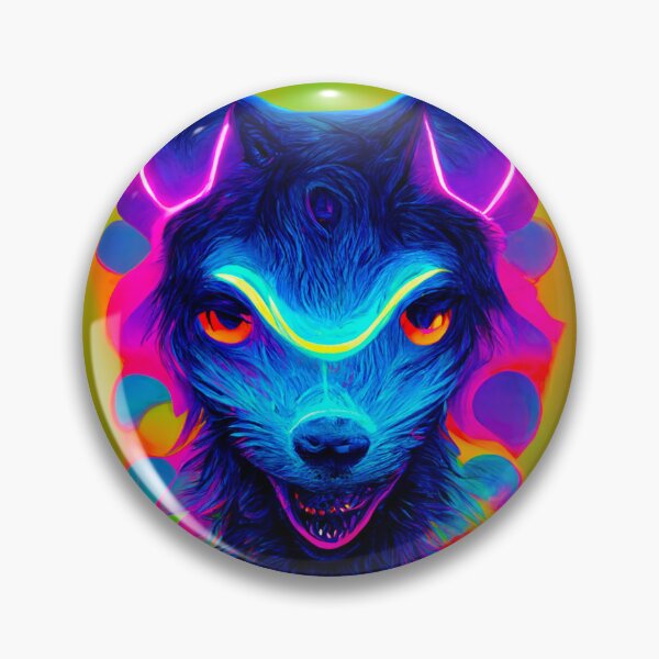 Item preview, Psychedelic Wolf designed and sold by ResistNormality.