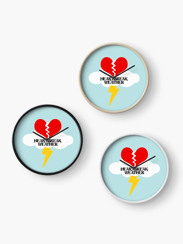 Thumbnail 3 of 4, Clock, Heartbreak Weather designed and sold by RafaTakami.