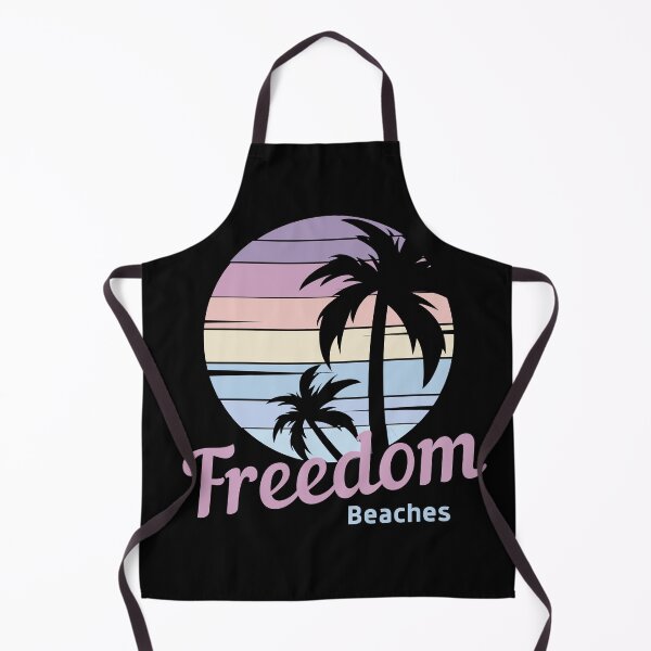 Item preview, Freedom Beaches- Vintage Tropical Sunset, Beach Love,  The Summer Vibes, Summer Vacation designed and sold by Sun Sand & Sea Art.