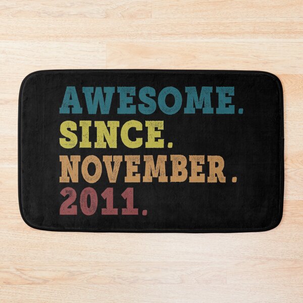Item preview, Awesome Since November 2011 Retro Vintage 11st Birthday Gift designed and sold by designbychow.