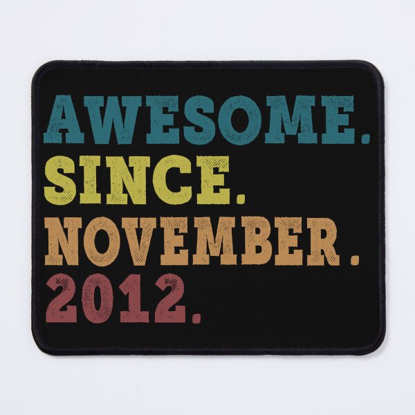 Item preview, Copy of Awesome Since October 2012 Retro Vintage 10th Birthday Gift designed and sold by designbychow.