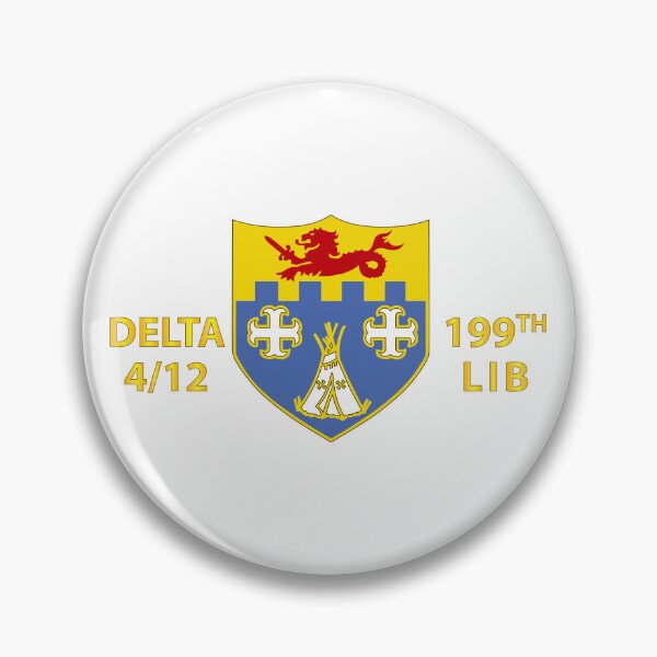 Item preview, Delta - 4-12  -- DUI -- 199th LIB X 300 designed and sold by Military Insignia Products.