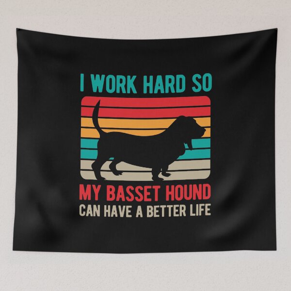 Item preview, Funny Basset Hound Dog designed and sold by artworkbyrihen.
