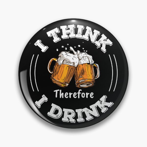 Item preview, I Think Therefore I Drink designed and sold by peacefulcreator.