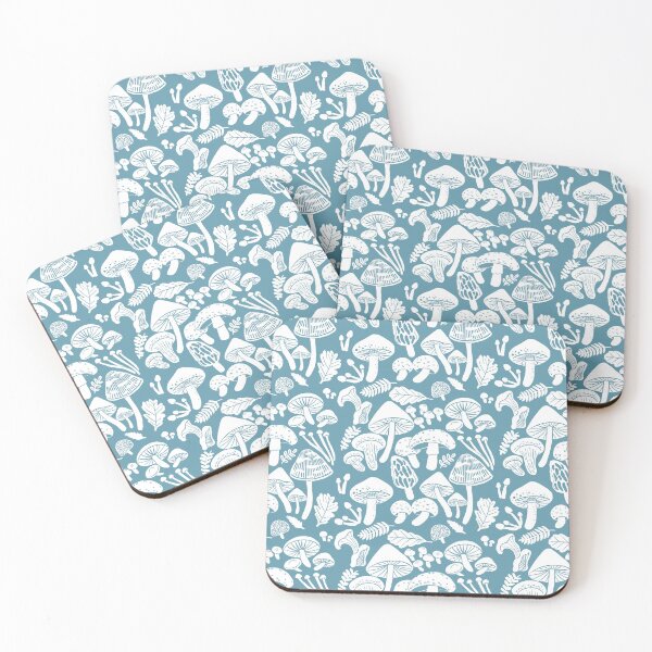 Item preview, Light Blue Mushroom  designed and sold by ursoyoung.