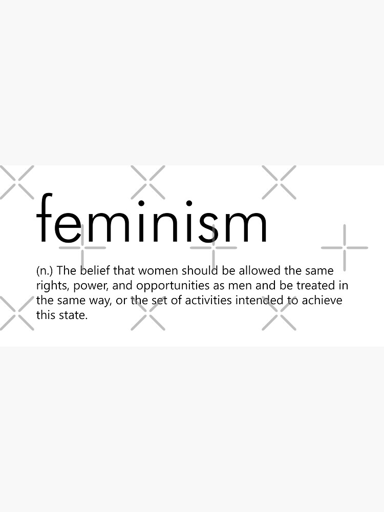 "Feminism (Definition) Dictionary Definition of Feminism" Sticker for Sale by designite