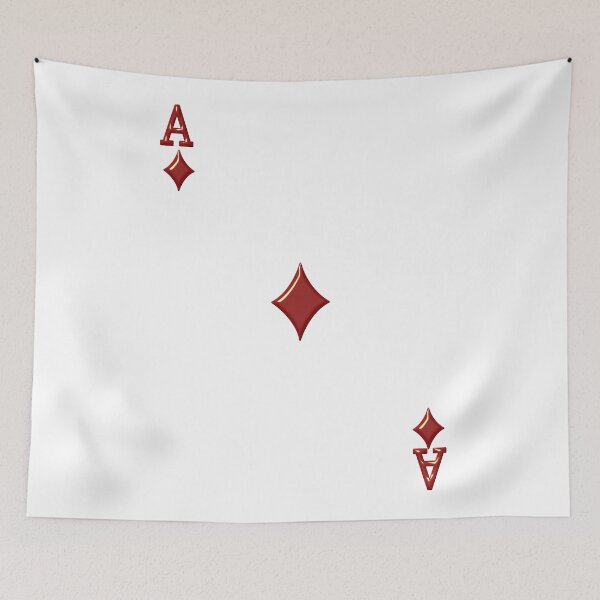 Item preview, Ace of Diamonds over White Leather  designed and sold by Serge Averbukh Art Studio.