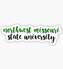 Northwest MO State Script Sticker