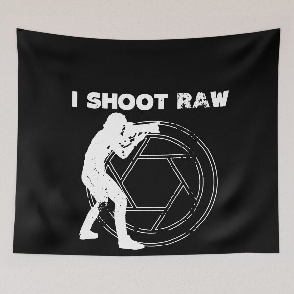 Item preview, I Shoot Raw Photographer Quote designed and sold by TobyLewis1592.