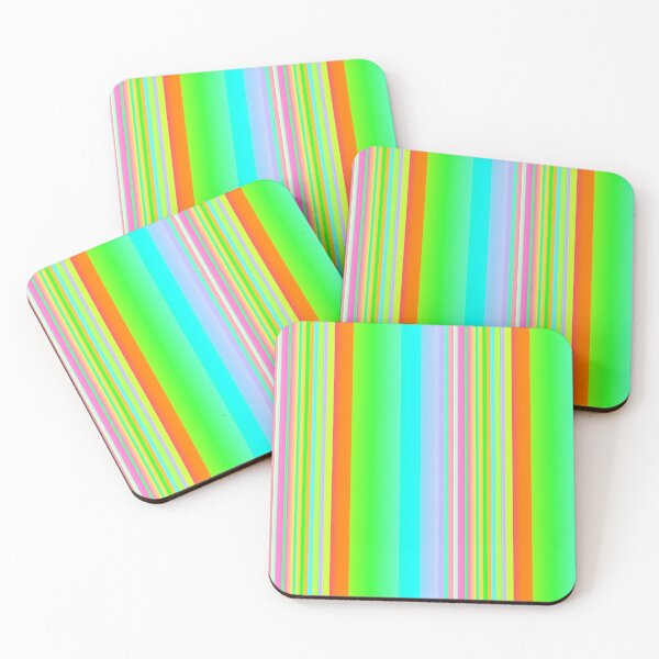Item preview, Multicolored vibrant stripes | multicolor stripes designed and sold by lausn.