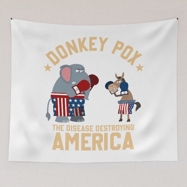 Item preview, Donkey Pox the Disease Destroying America designed and sold by Ala Muk.
