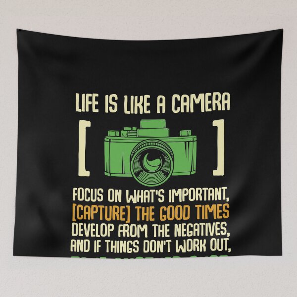 Item preview, Life Is Like A Camera Focus On What's Important designed and sold by TobyLewis1592.