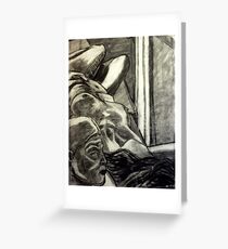 freaky bust Greeting Card