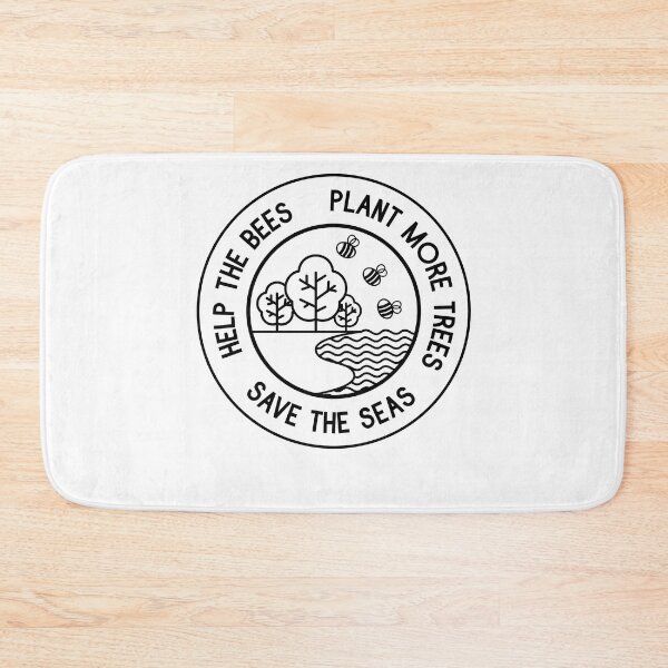 Item preview, save the bees, plant the trees, clean the seas designed and sold by AdelDa19.
